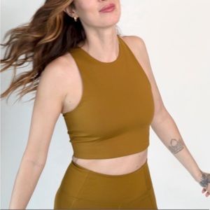 Girlfriend Collective RARE COLOR Dylan Tank Bra